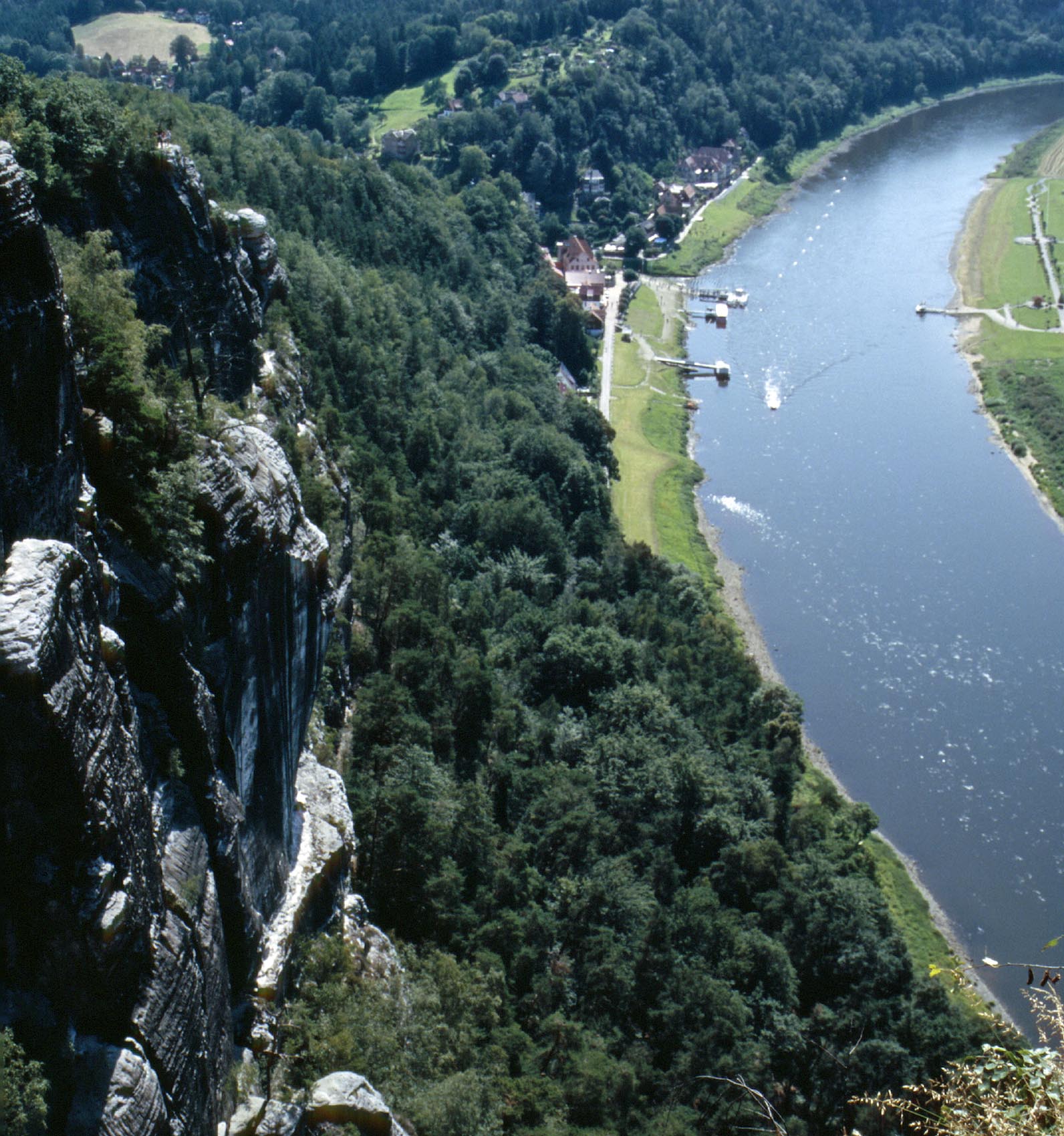 Im Elbsandsteingebirge.